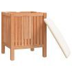 Bathroom Stool 40.5x40x52 cm Solid Wood Walnut