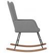 Rocking Chair Dark Grey Fabric