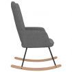 Rocking Chair Dark Grey Fabric