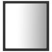 LED Bathroom Mirror Grey 40x8.5x37 cm Acrylic