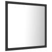LED Bathroom Mirror Grey 40x8.5x37 cm Acrylic