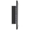 LED Bathroom Mirror Grey 40x8.5x37 cm Acrylic