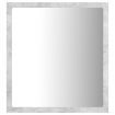 LED Bathroom Mirror Concrete Grey 40x8.5x37 cm Acrylic