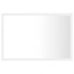 LED Bathroom Mirror White 60x8.5x37 cm Acrylic