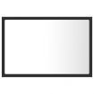 LED Bathroom Mirror Grey 60x8.5x37 cm Acrylic