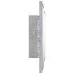 LED Bathroom Mirror Concrete Grey 60x8.5x37 cm Acrylic