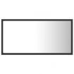 LED Bathroom Mirror Grey 80x8.5x37 cm Acrylic
