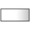 LED Bathroom Mirror Grey 90x8.5x37 cm Acrylic