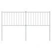 Metal Headboard White 152 cm