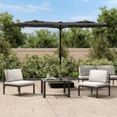 Double-Head Parasol Anthracite 316x240 cm