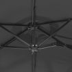 Double-Head Parasol Anthracite 316x240 cm
