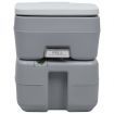 Portable Camping Toilet Grey 20+10 L