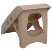 Folding Dog Stairs Brown 62x40x49.5 cm