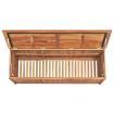 Garden Storage Box 150x50x58 cm Solid Teak Wood