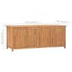 Garden Storage Box 150x50x58 cm Solid Teak Wood