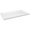 Rectangular ABS Shower Base Tray White 70x120 cm