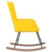 Rocking Chair Mustard Yellow Fabric