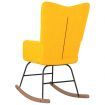 Rocking Chair Mustard Yellow Fabric