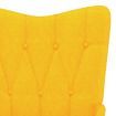 Rocking Chair Mustard Yellow Fabric