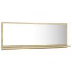 Bathroom Mirror Sonoma Oak 100x10.5x37 cm Engineered Wood