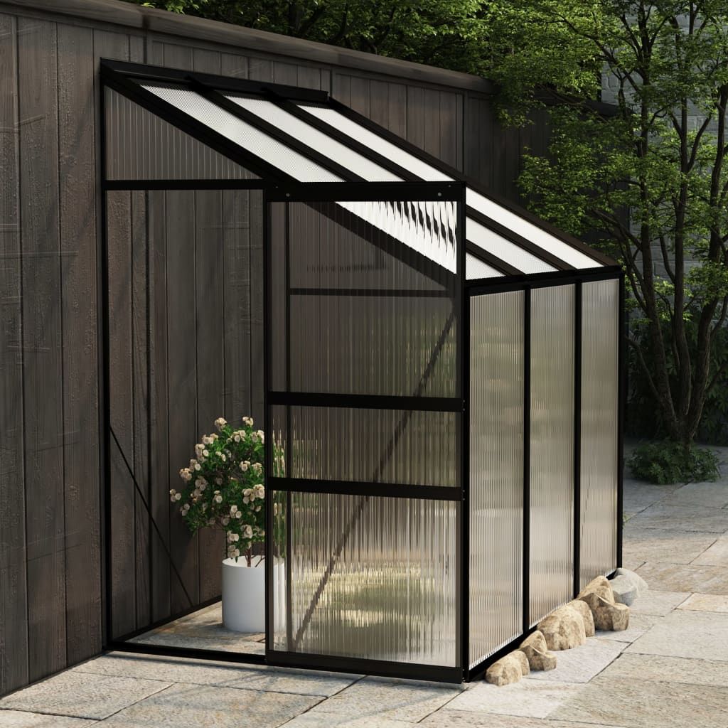 Greenhouse Anthracite Aluminium 3.97 m³