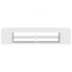 TV Cabinet with LED Lights White 135x39x30 cm