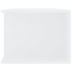 TV Cabinet with LED Lights White 135x39x30 cm