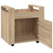 Desk Trolley Sonoma Oak 60x45x60 cm Engineered Wood