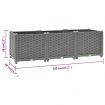 Raised Bed 120x40x38 cm Polypropylene
