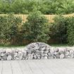 Arched Gabion Basket 200x50x40/60 cm Galvanised Iron