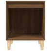 Bedside Cabinet Brown Oak 40x35x50 cm