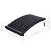 Curved Pool Solar Heating Panel 110x65 cm