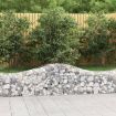 Arched Gabion Basket 200x50x40/60 cm Galvanised Iron