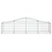 Arched Gabion Basket 200x50x40/60 cm Galvanised Iron