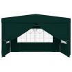 Professional Party Tent with Side Walls 4x4 m Green 90 g/m²