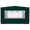 Professional Party Tent with Side Walls 4x4 m Green 90 g/m²