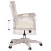 Swivel Office Chair Beige linen