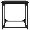 Side Table Black 40x40x40 cm Engineered Wood