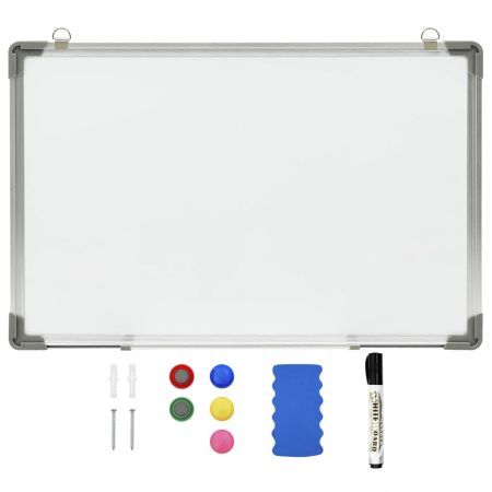 Magnetic Dry-erase Whiteboard White 60x40 cm Steel