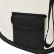 Foldable Dog Playpen with Carrying Bag Black 110x110x58 cm