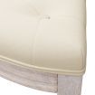 Bench Beige 81.5x41x49 cm linen