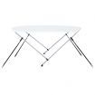 2 Bow Bimini Top White 180x150x110 cm