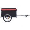 Bike Cargo Trailer Black and Red 65 kg