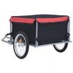 Bike Cargo Trailer Black and Red 65 kg