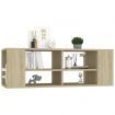 Wall-Mounted TV Cabinet Sonoma Oak 102x35x35 cm Engineered Wood