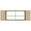 Wall-Mounted TV Cabinet Sonoma Oak 102x35x35 cm Engineered Wood