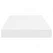 Floating Wall Shelf White 50x23x3.8 cm MDF