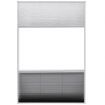 Plisse Insect Screen for Windows Aluminium 80x120 cm with Shade