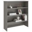 Top for Highboard"HAMAR" Light Grey 90x30x100cm Solid Wood Pine