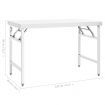 Kitchen Folding Work Table 120x60x80 cm Stainless Steel